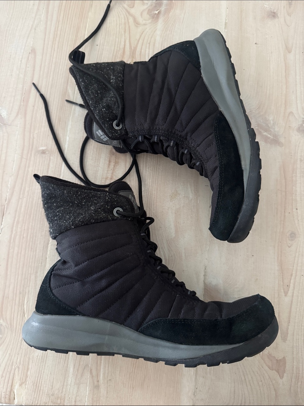 Columbia Charcoal and Black Insulated Boots - Picture 3 of 6